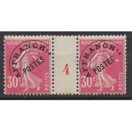 France - Préoblitéré 59 Millésime 4 (1924)