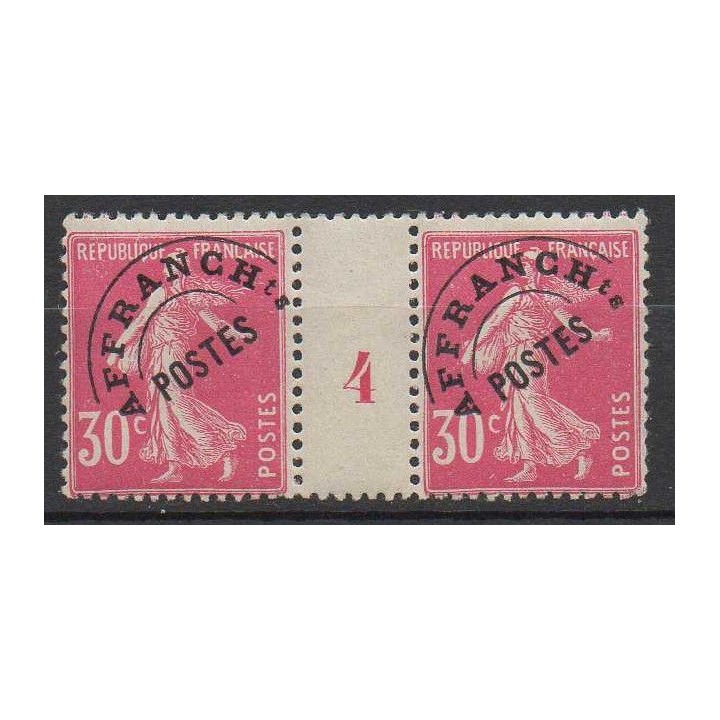 France - Préoblitéré 59 Millésime 4 (1924)