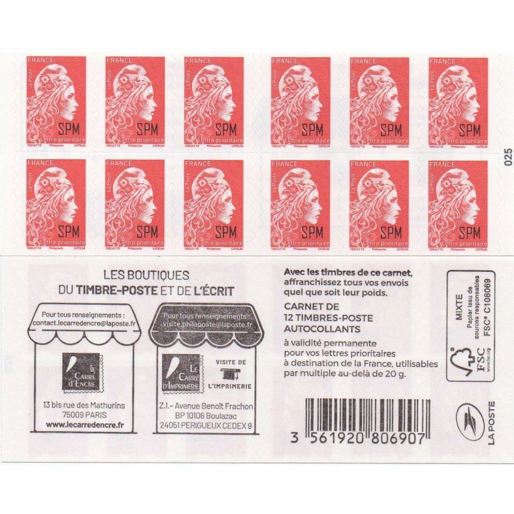 Saint-Pierre et Miquelon - Carnet 1298