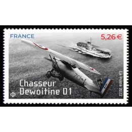 France - Poste Aérienne 92 - Chasseur Dewoitine D1