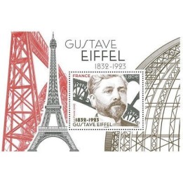 France - Feuillet 2023 - MINI BLOC GUSTAVE EIFFEL 1832-1923