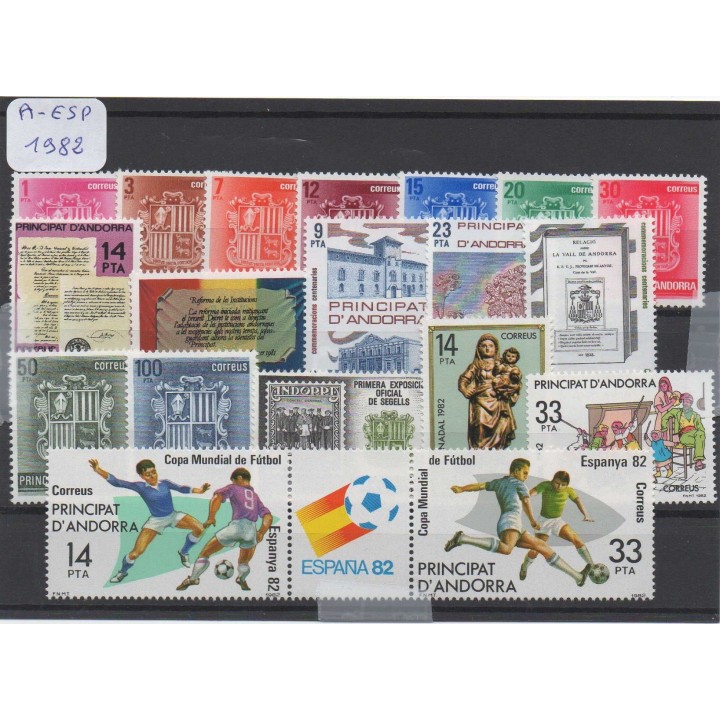Andorre Espagnol - Année Complète 1982
