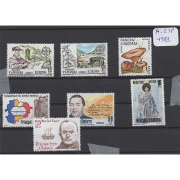 Andorre Espagnol - Année Complète 1983