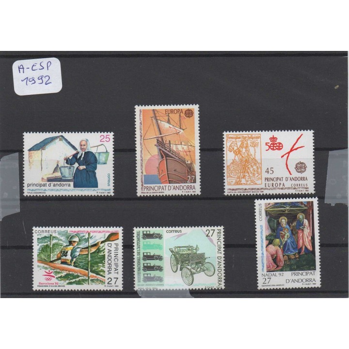 Andorre Espagnol - Année Complète 1992