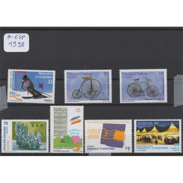 Andorre Espagnol - Année Complète 1998