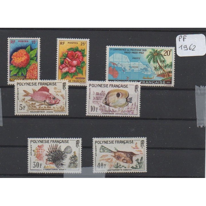 Polynesie Francaise - Annee Complete 1962