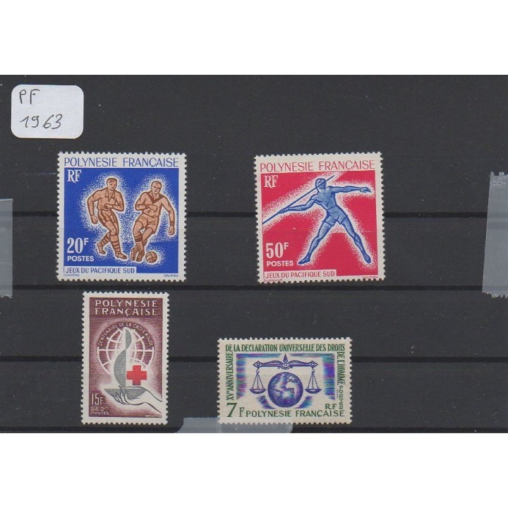 Polynesie Francaise - Annee Complete 1963