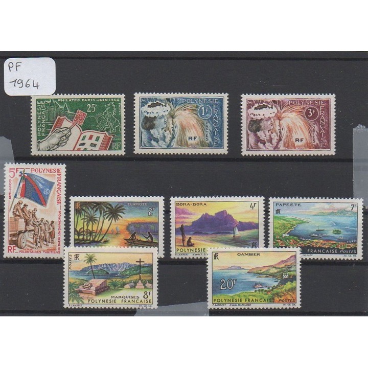 Polynesie Francaise - Annee Complete 1964