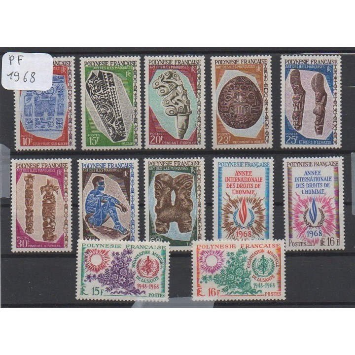 Polynesie Francaise - Annee Complete 1968