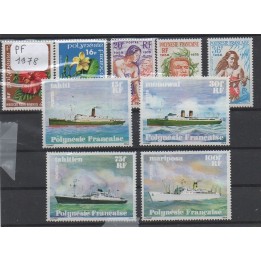 Polynesie Francaise - Annee Complete 1978