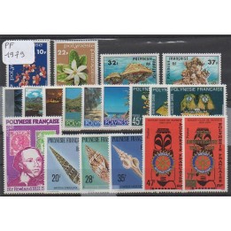 Polynesie Francaise - Annee Complete 1979