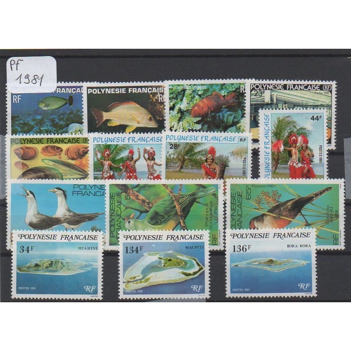 Polynesie Francaise - Annee Complete 1981
