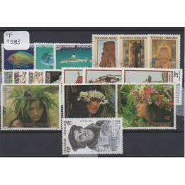Polynesie Francaise - Annee Complete 1983