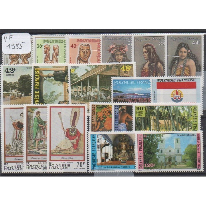 Polynesie Francaise - Annee Complete 1985