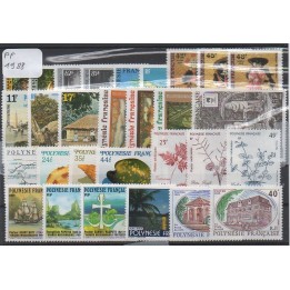 Polynesie Francaise - Annee Complete 1988