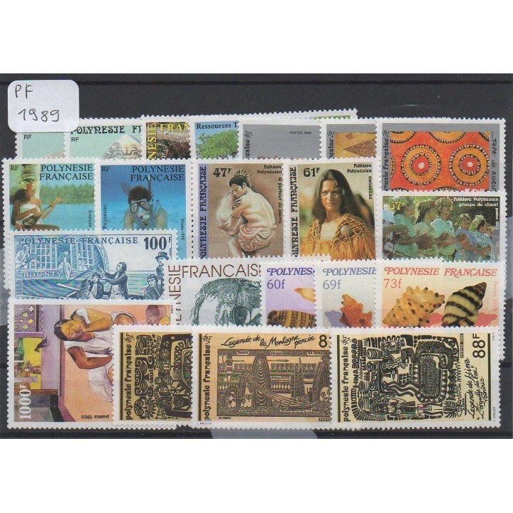 Polynesie Francaise - Annee Complete 1989