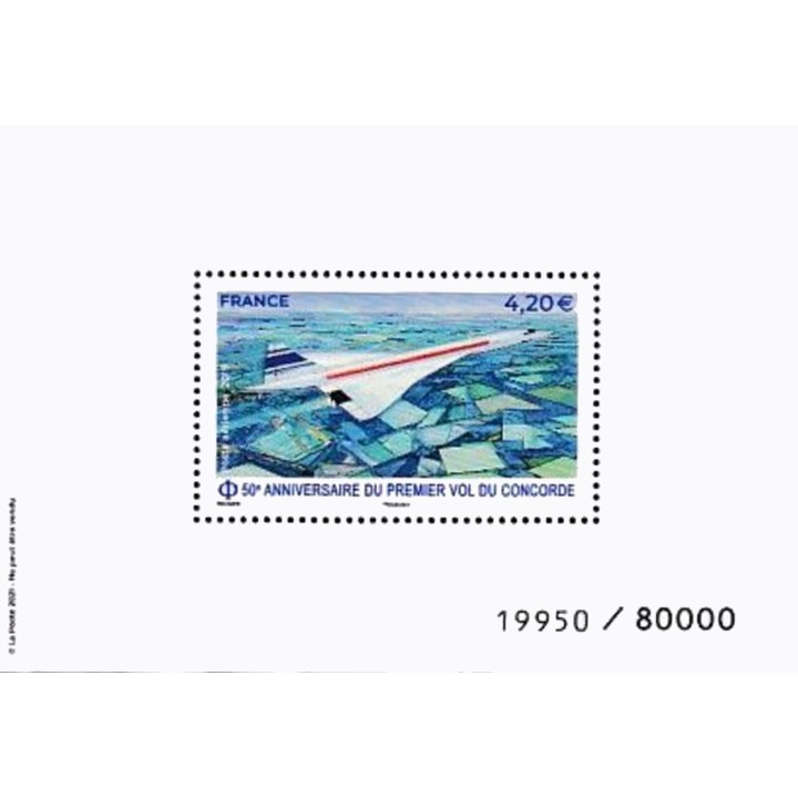France - Poste Aérienne 83b - Mini Feuille Philaposte
