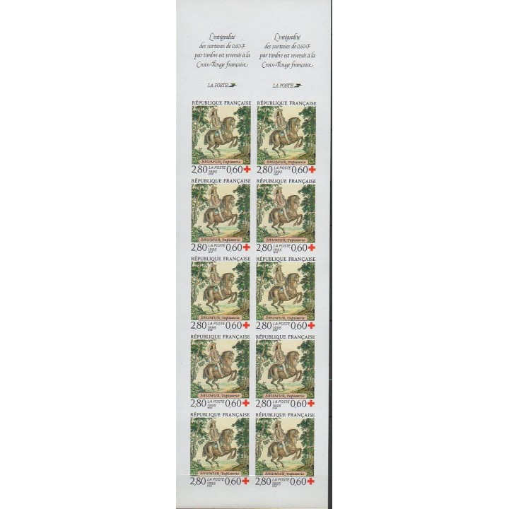 France - Carnet Croix Rouge 2044 (1995) Non Dentelé