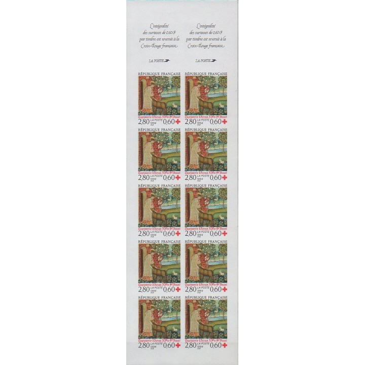 France - Carnet Croix Rouge 2043 (1994) Non Dentelé