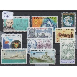 Wallis et Futuna - Annee Complete 1981