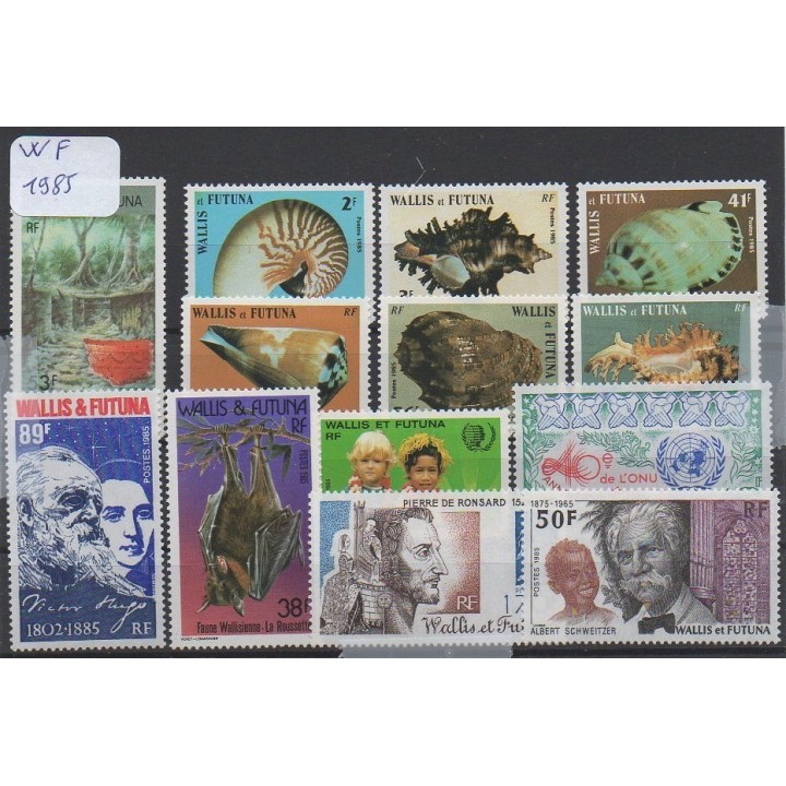 Wallis et Futuna - Annee Complete 1985