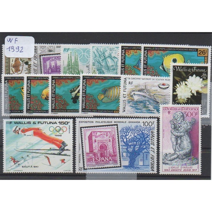 Wallis et Futuna - Annee Complete 1992