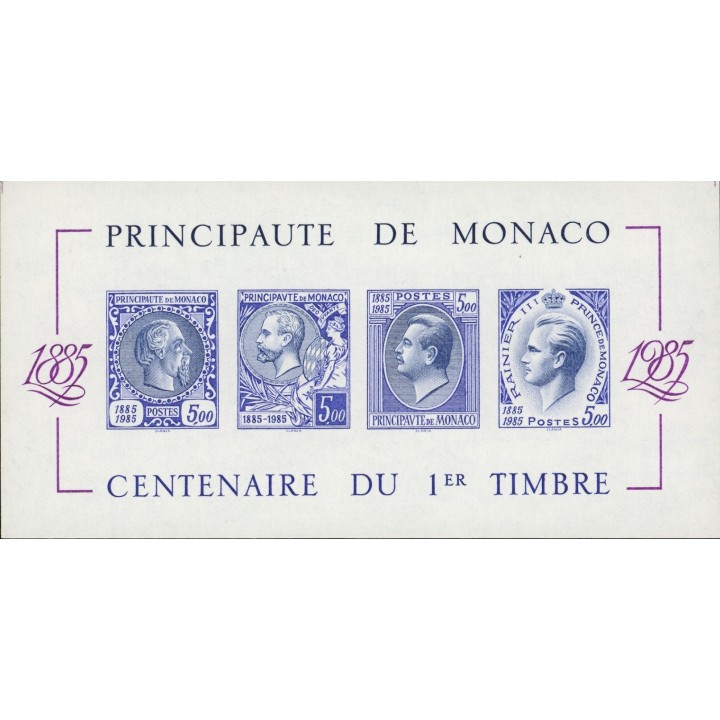 Monaco - Bloc Feuillet 033c Non Dentelé Violet