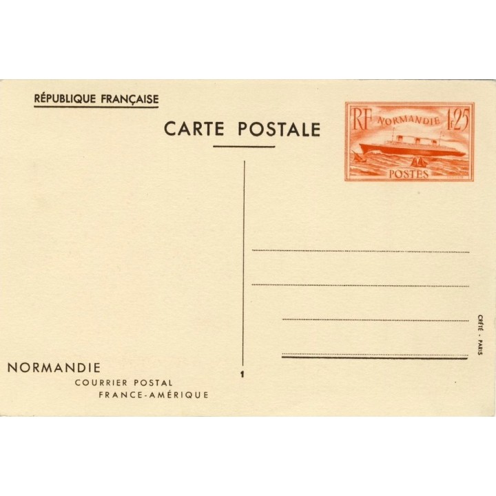 France - Entier Postal 0299-CP1