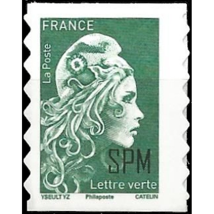 Saint-Pierre et Miquelon - 1315 Autoadhésif - Marianne l\'engagée