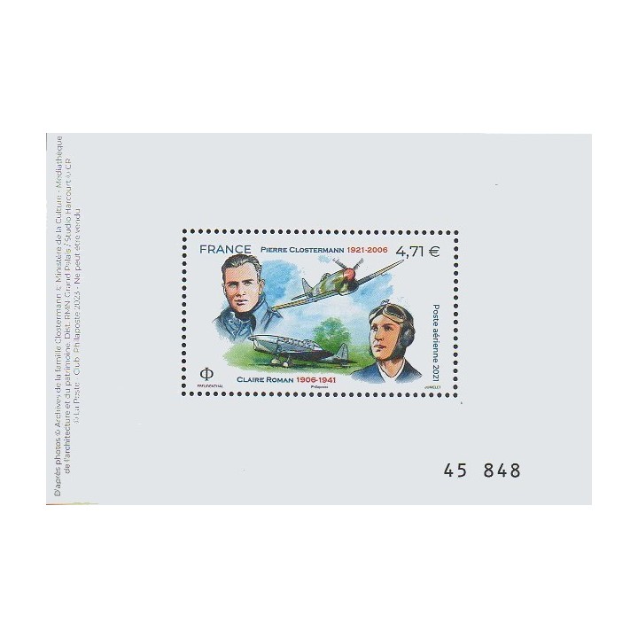 France - Poste Aérienne 85c - Mini Feuille Philaposte