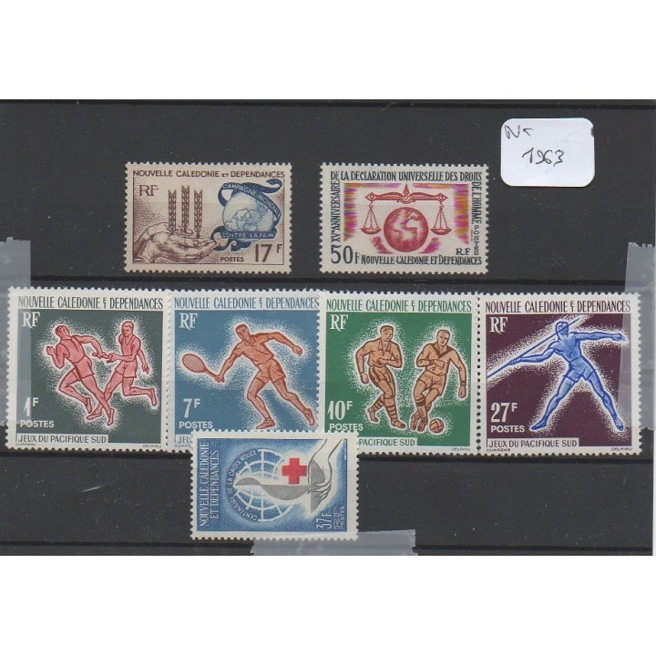 Nouvelle-Caledonie - Annee Complete 1963