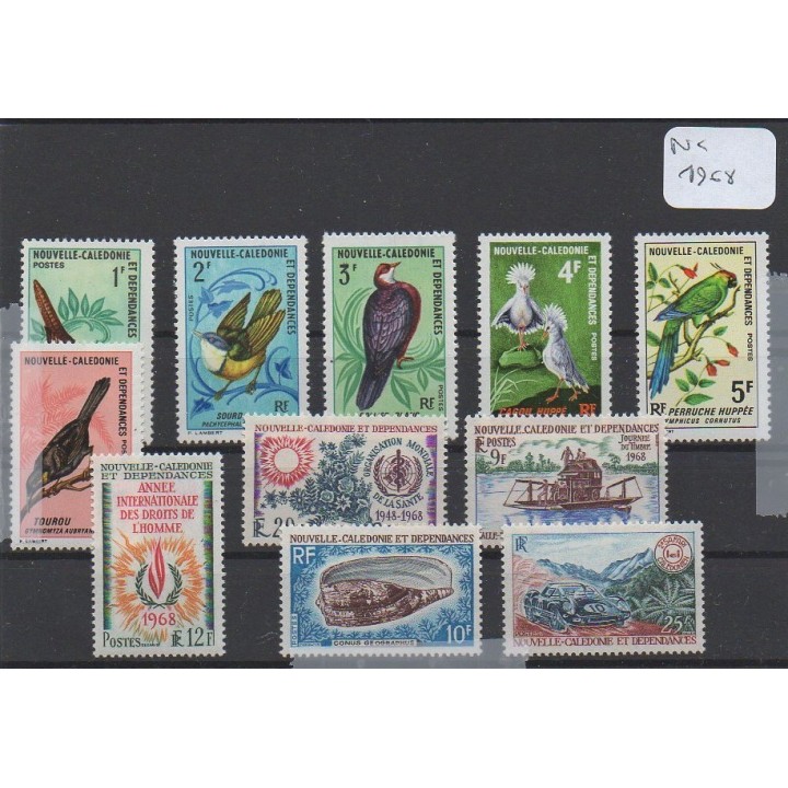 Nouvelle-Caledonie - Annee Complete 1968