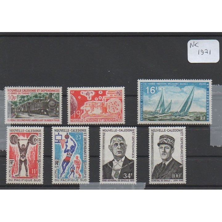 Nouvelle-Caledonie - Annee Complete 1971