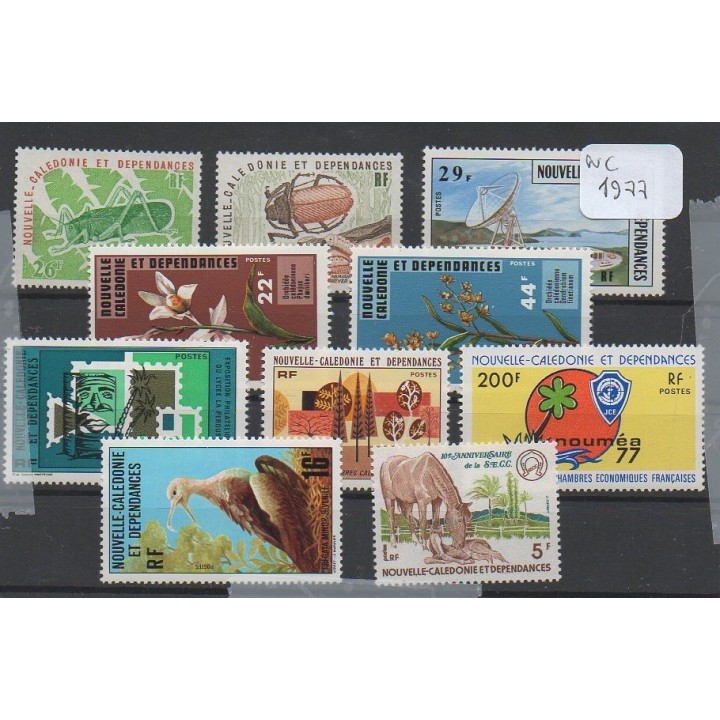 Nouvelle-Caledonie - Annee Complete 1977