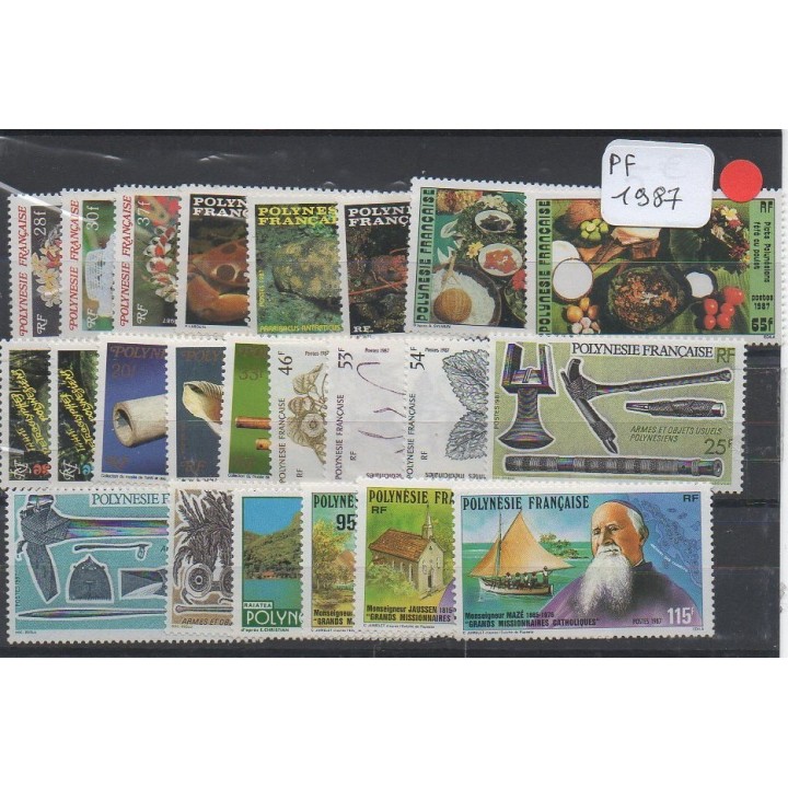 Polynesie Francaise - Annee Complete 1987