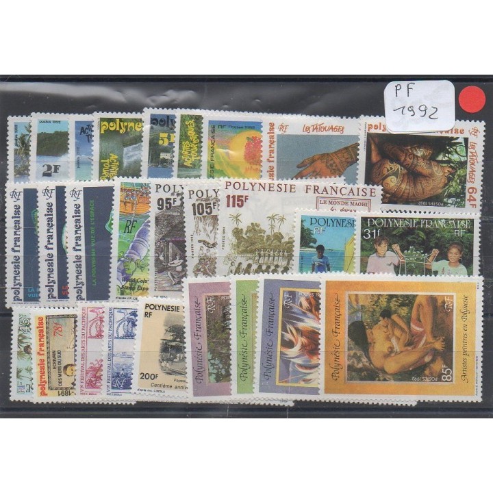 Polynesie Francaise - Annee Complete 1992
