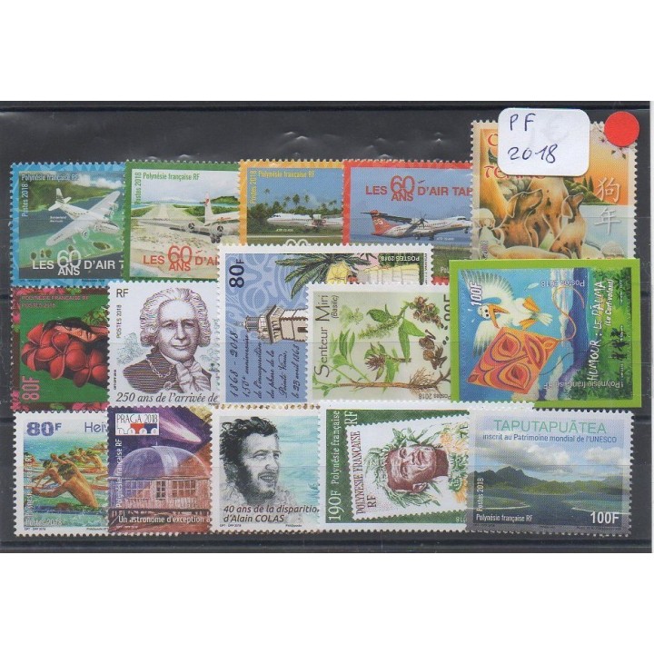 Timbre de collection Polynesie Francaise - Année 2018