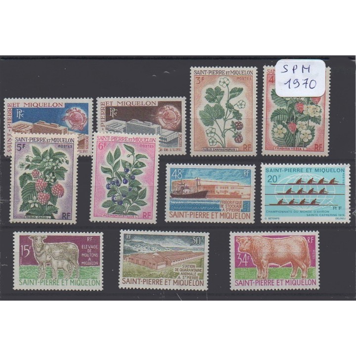 Saint-Pierre et Miquelon - Annee Complete 1970