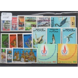 Wallis et Futuna - Annee Complete 1978