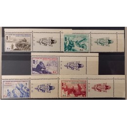 France - LVF 06 à 10 avec vignette et date \"2.4.1942\"