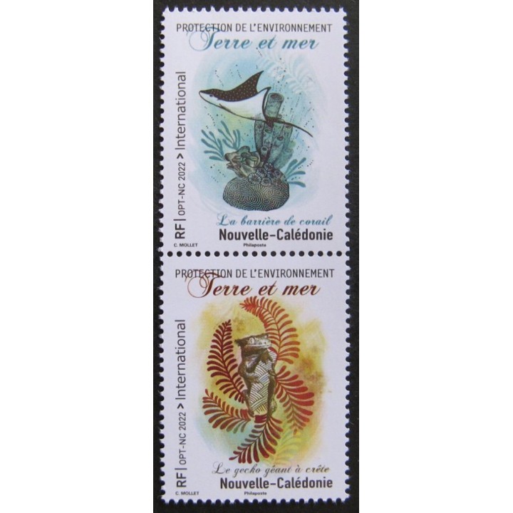 Nouvelle-Caledonie - 1431A Paire Verticale