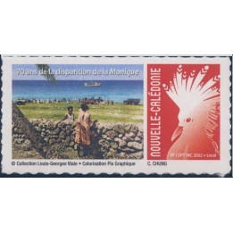 Nouvelle-Caledonie - 1450 Autoadhésif « 70 ans de la disparition de la Monique - Cagou Rouge »