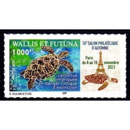 Wallis et Futuna - 975 Autoadhésif « La tortue imbriquée » - Salon philatélique d\'automne 2023