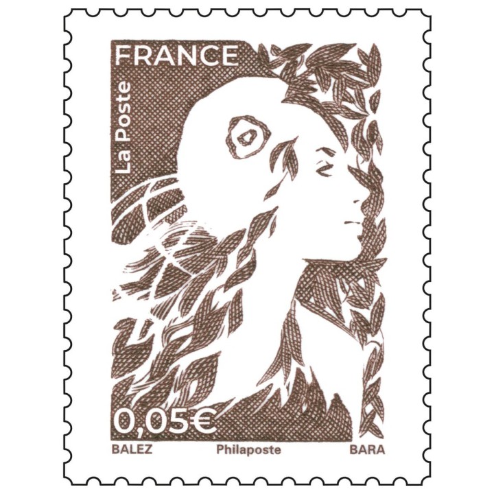 France - 5728 Marianne de l\'Avenir - 0.05 Euro Gommée