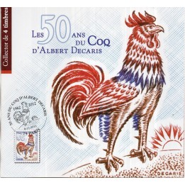 France - Collector 2012 Les 50 Ans du COQ Graveur Albert DECARIS