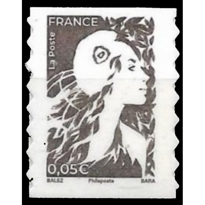 France - Autoadhésif 2356 Marianne de l\'Avenir - 0.05 Euro Autoadhésive