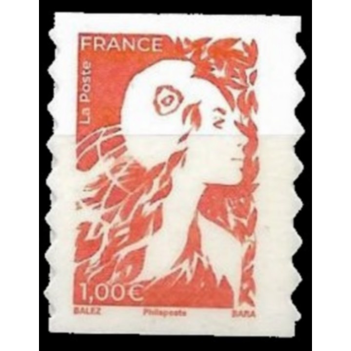 France - Autoadhésif 2357 Marianne de l\'Avenir - 1 Euro Autoadhésive