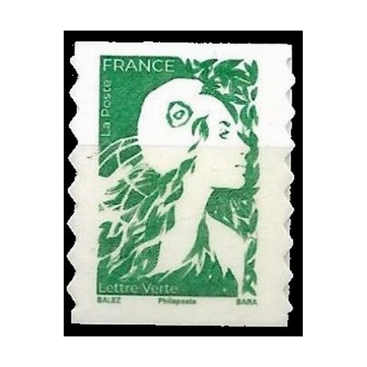 France - Autoadhésif 2358 Marianne de l\'Avenir - Lettre Verte Autoadhésive