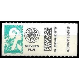 France - Autoadhésif 2362 Marianne de l\'Avenir - Lettre Service Plus Roulette Autoadhésive