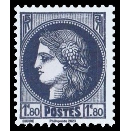 Timbre de collection France - 5736 Timbre issu du Carnet 2018 Marianne l Engagée - 1938 Type Cérès 85 ans